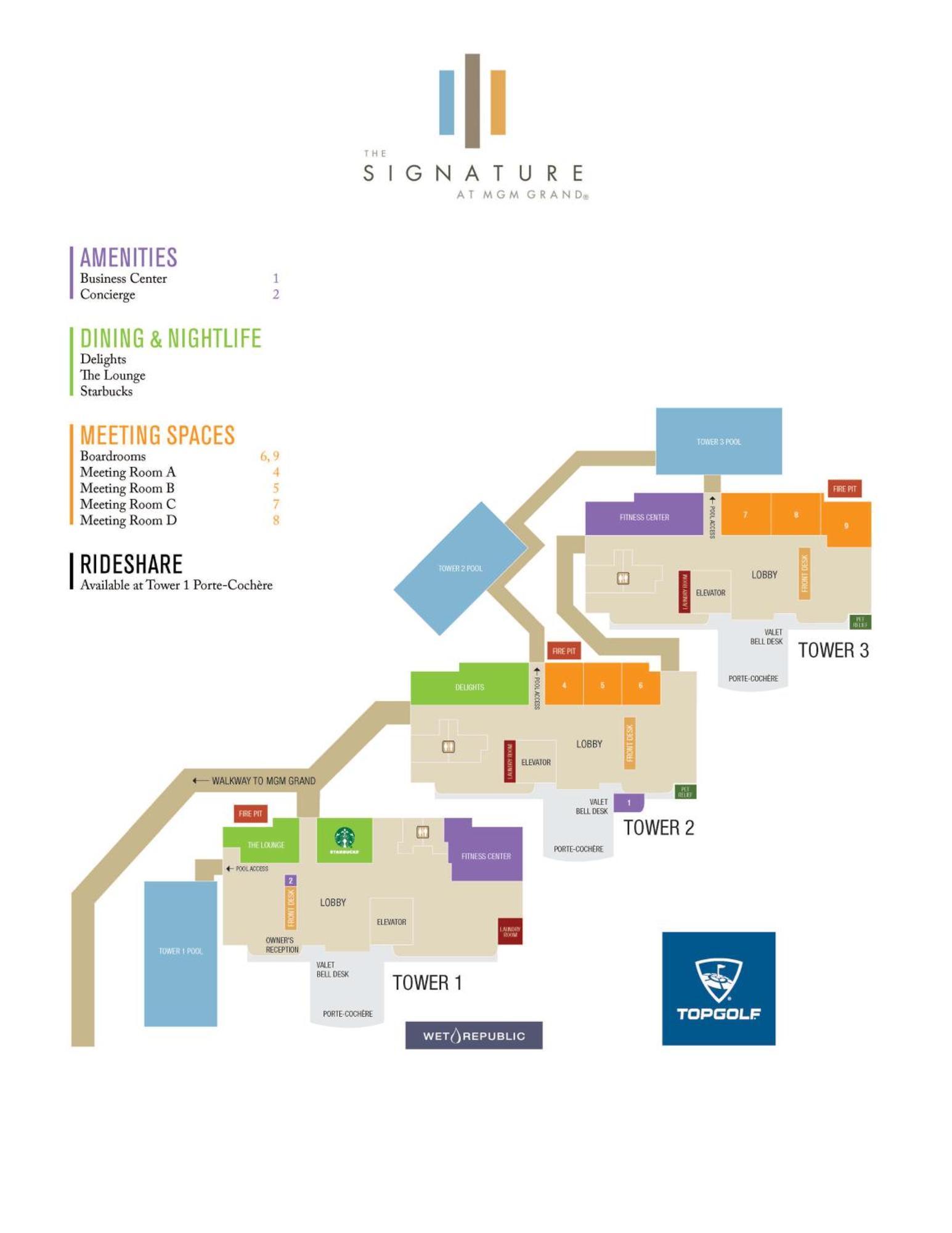Mgm Signature-06-714 1Br 2Ba Balcony Suite Las Vegas Luaran gambar